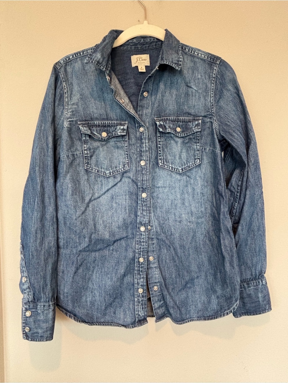 J. Crew Light Blue Denim Shirt